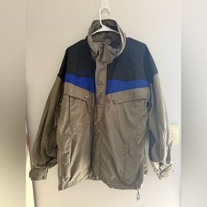 Columbia Sportswear Interchange Jacket Coat Men’s SZ L Heavyweight Removable